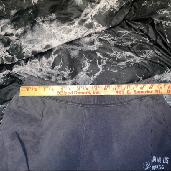 Gray bleach dyed hollister Sweatpants with Logo oversized large - Picture 5 of 7
